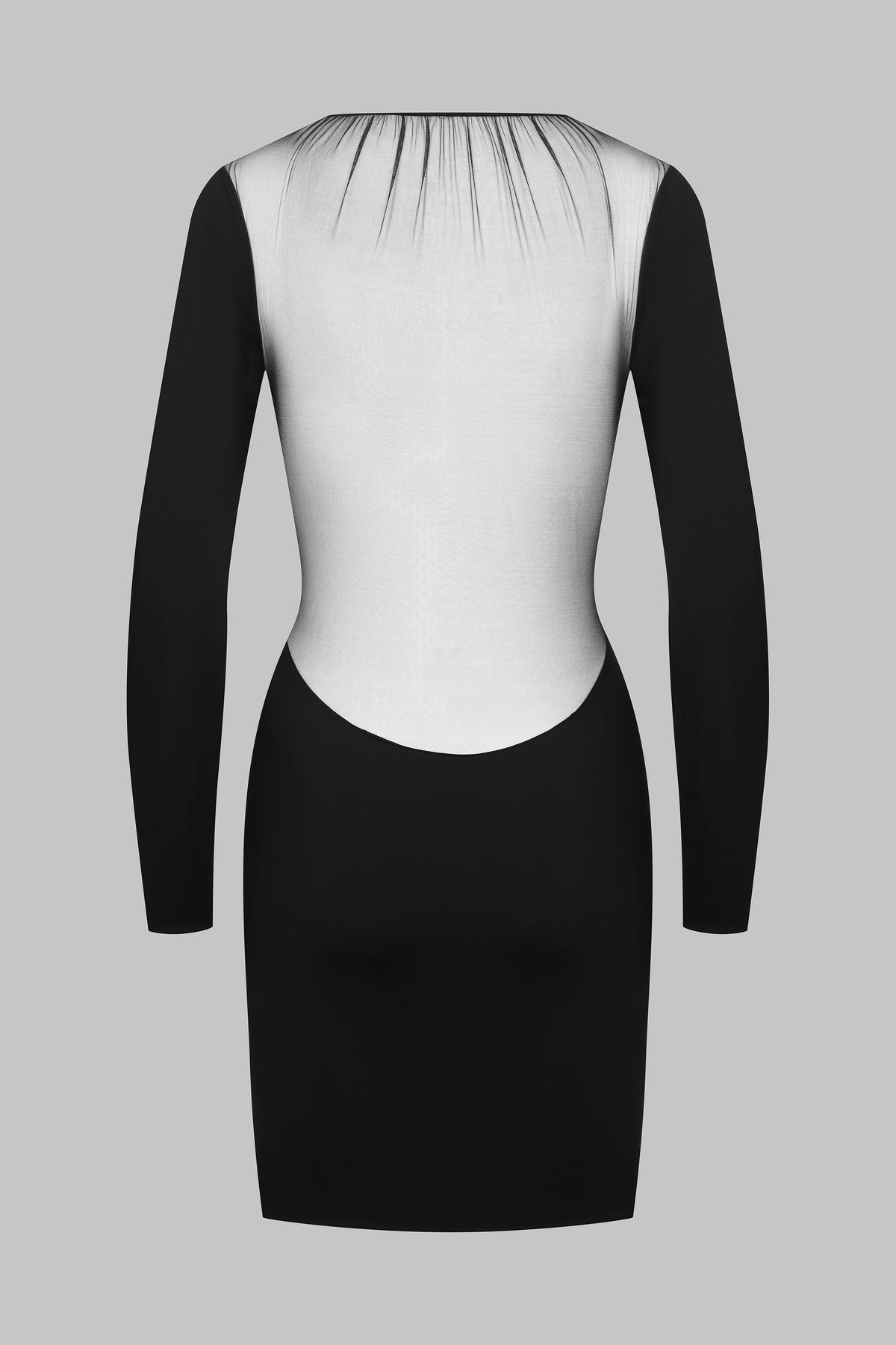 Maison Close mini kleita ar tilla ielaidumiem "Nuit Fauve 2 Black"