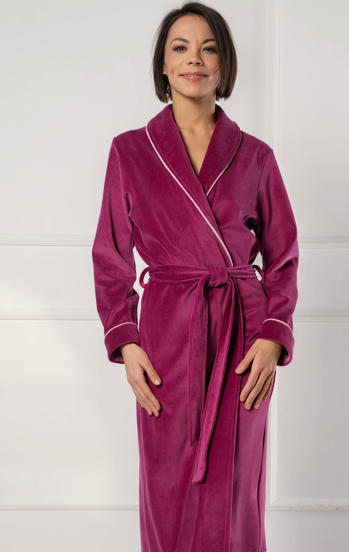 Belmanetti garš bambusa šķiedru halāts 