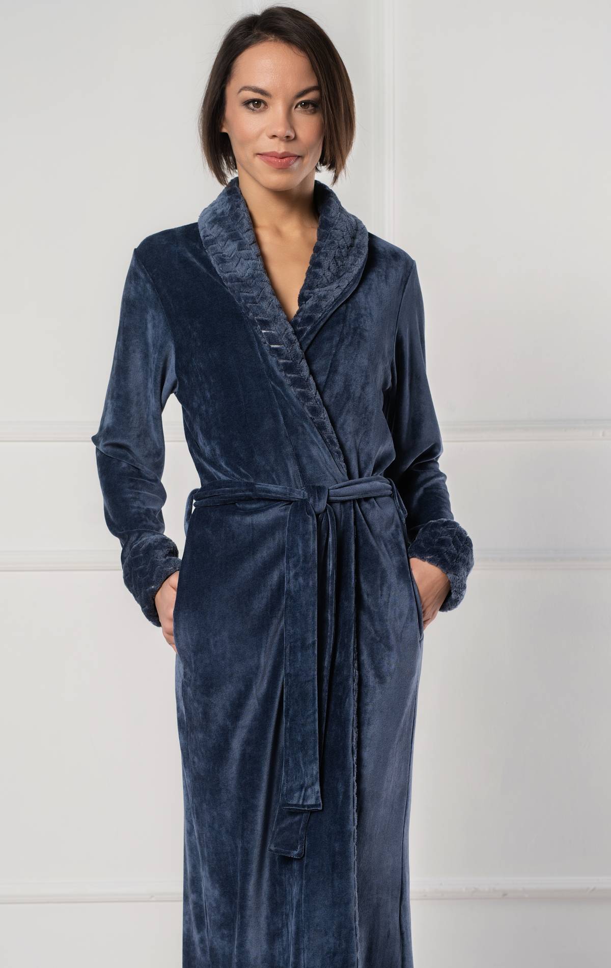 Belmanetti garš bambusa šķiedru halāts 