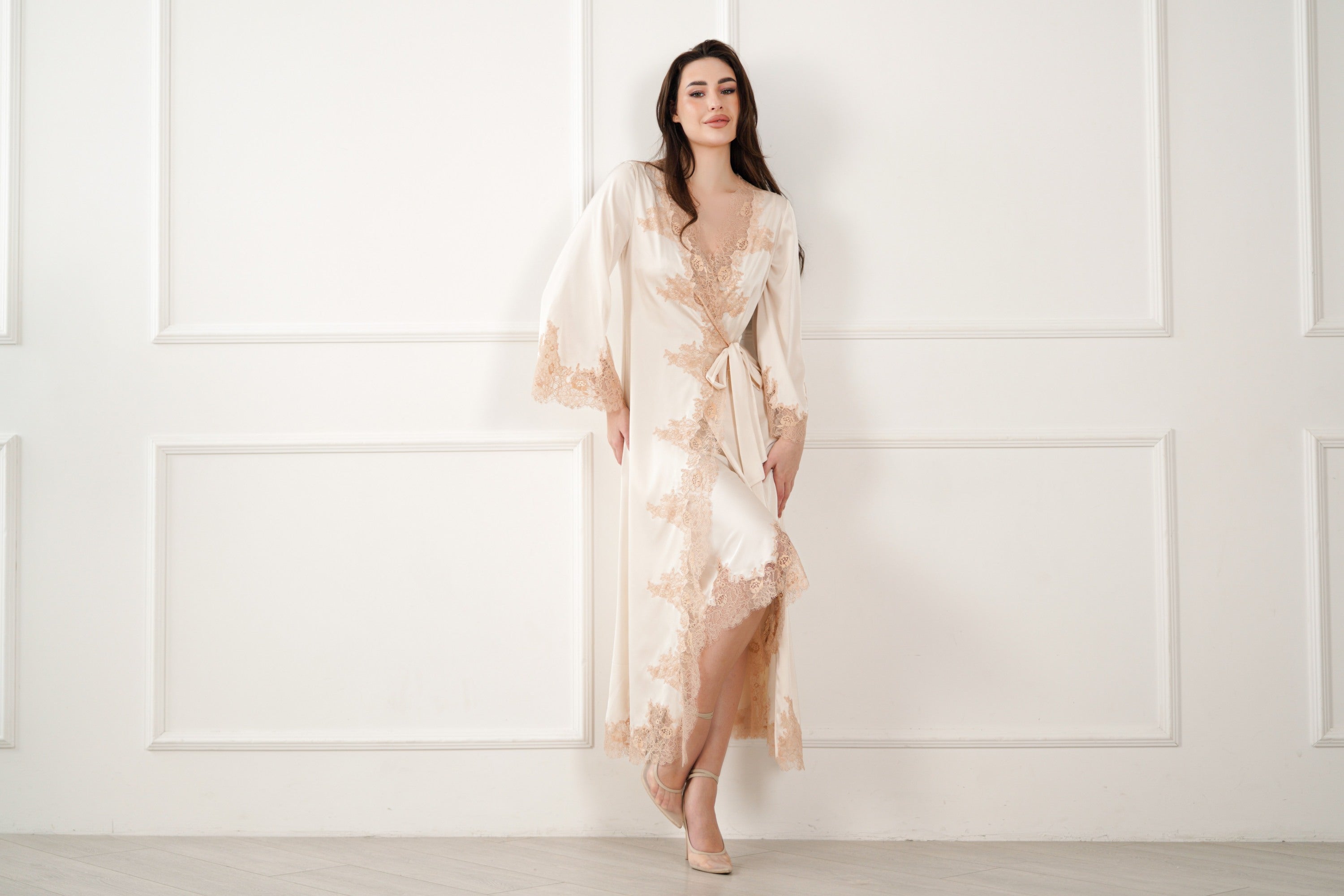 silk dressing-gown