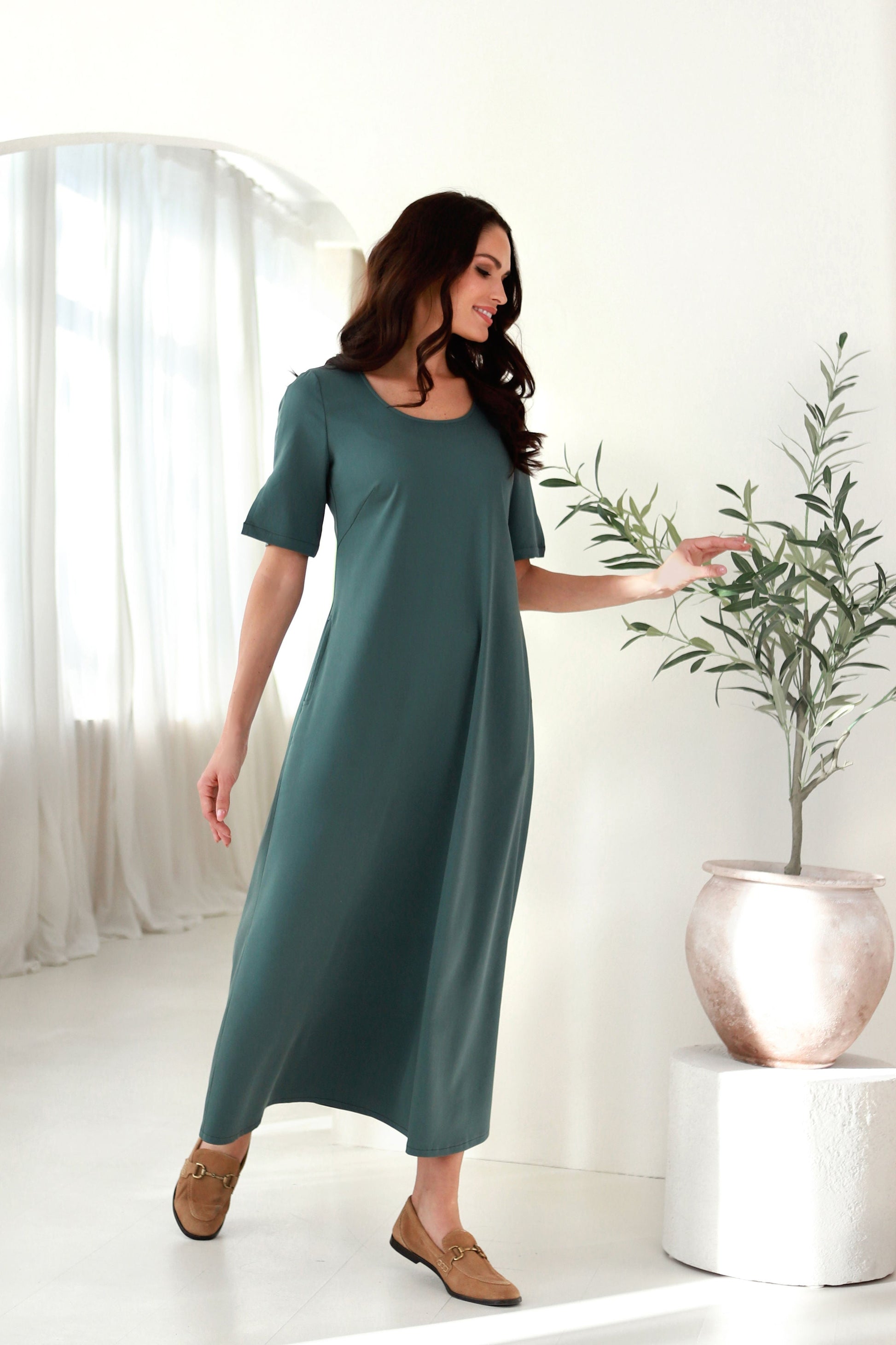 midi suknelė kasdienai