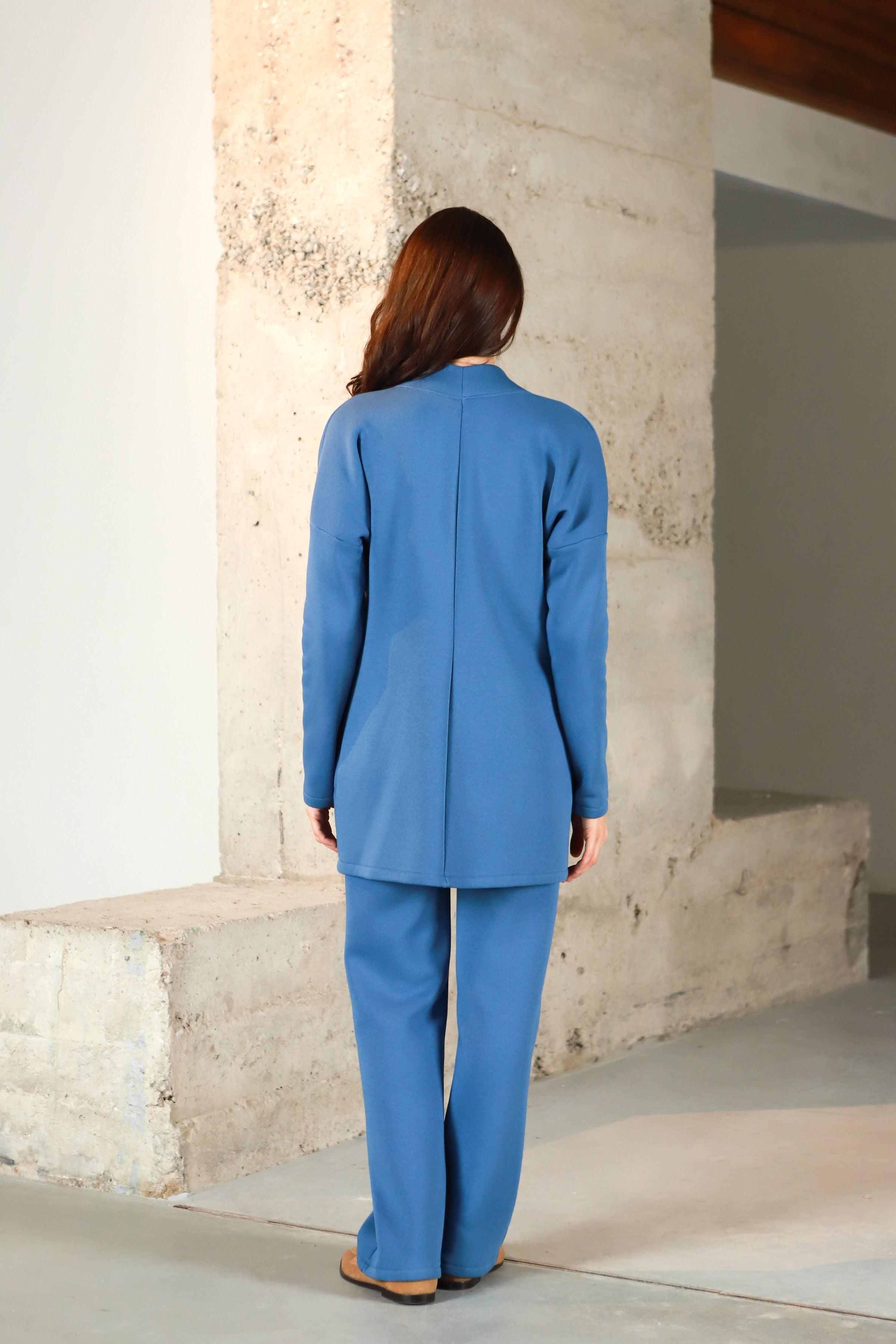 Lega Jacket with Fur on the Inside Carmen Sky Blue