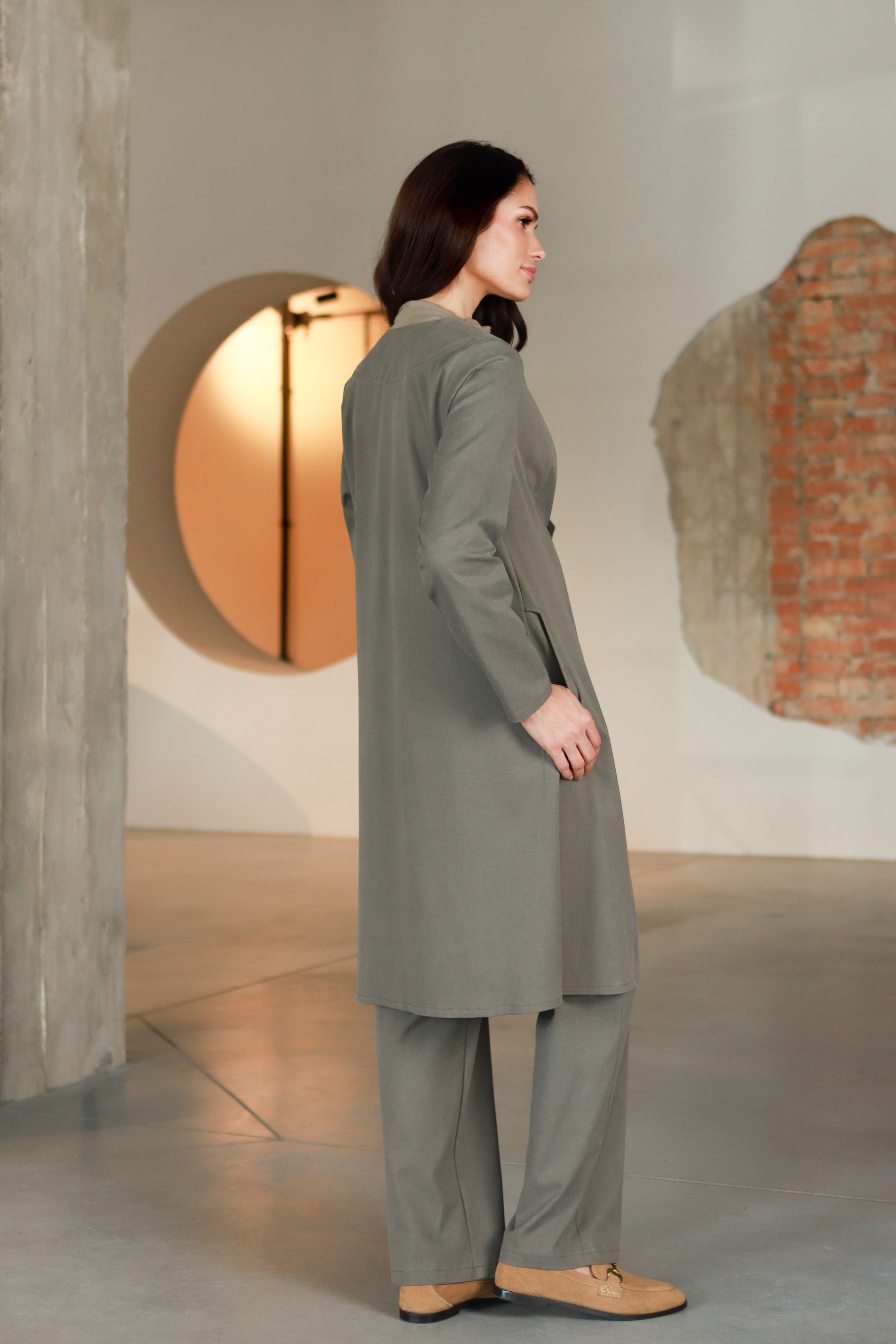 Lega Trousers Hannah Olive Grey