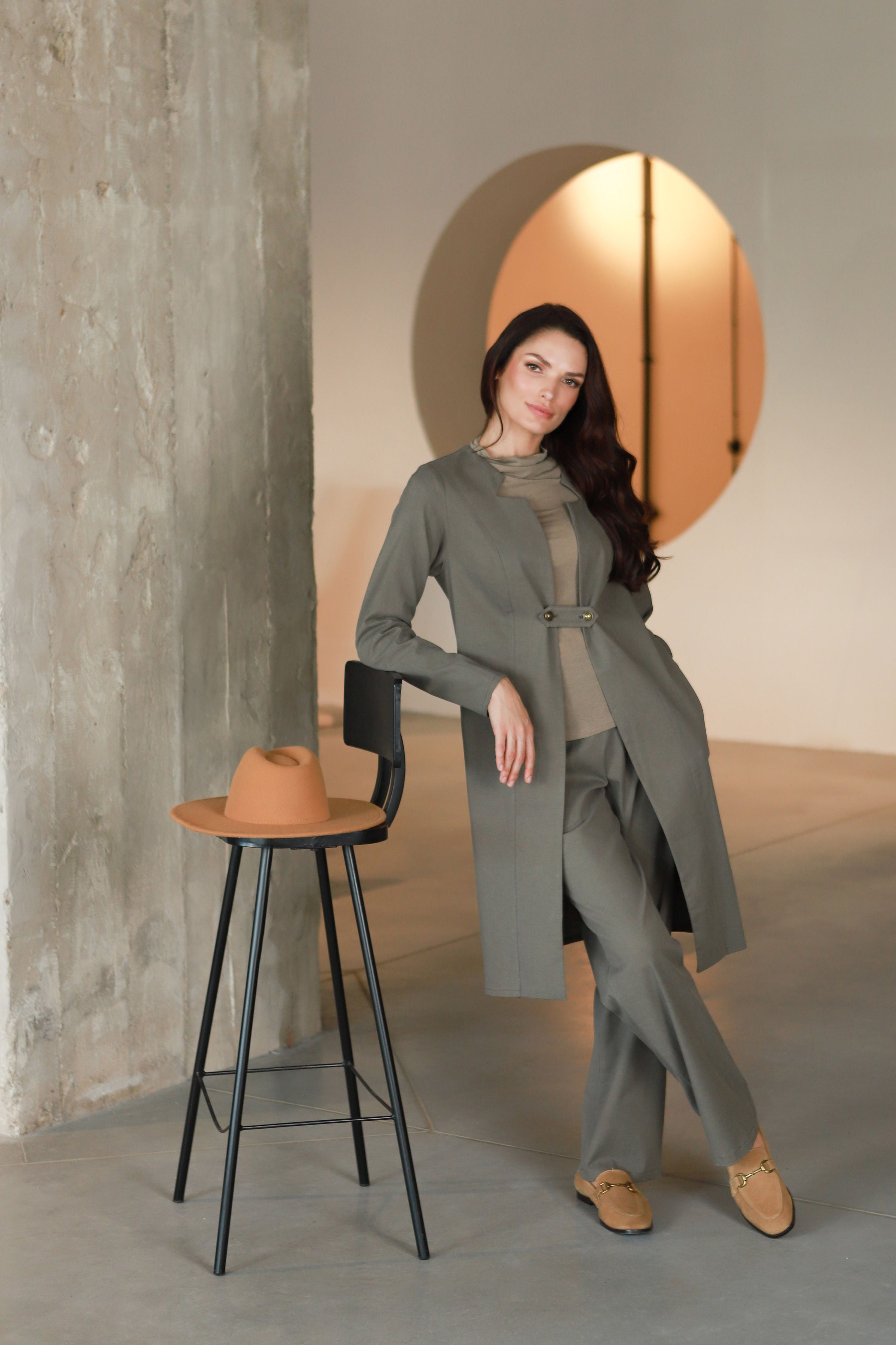 Lega Long Jacket Emily Grey