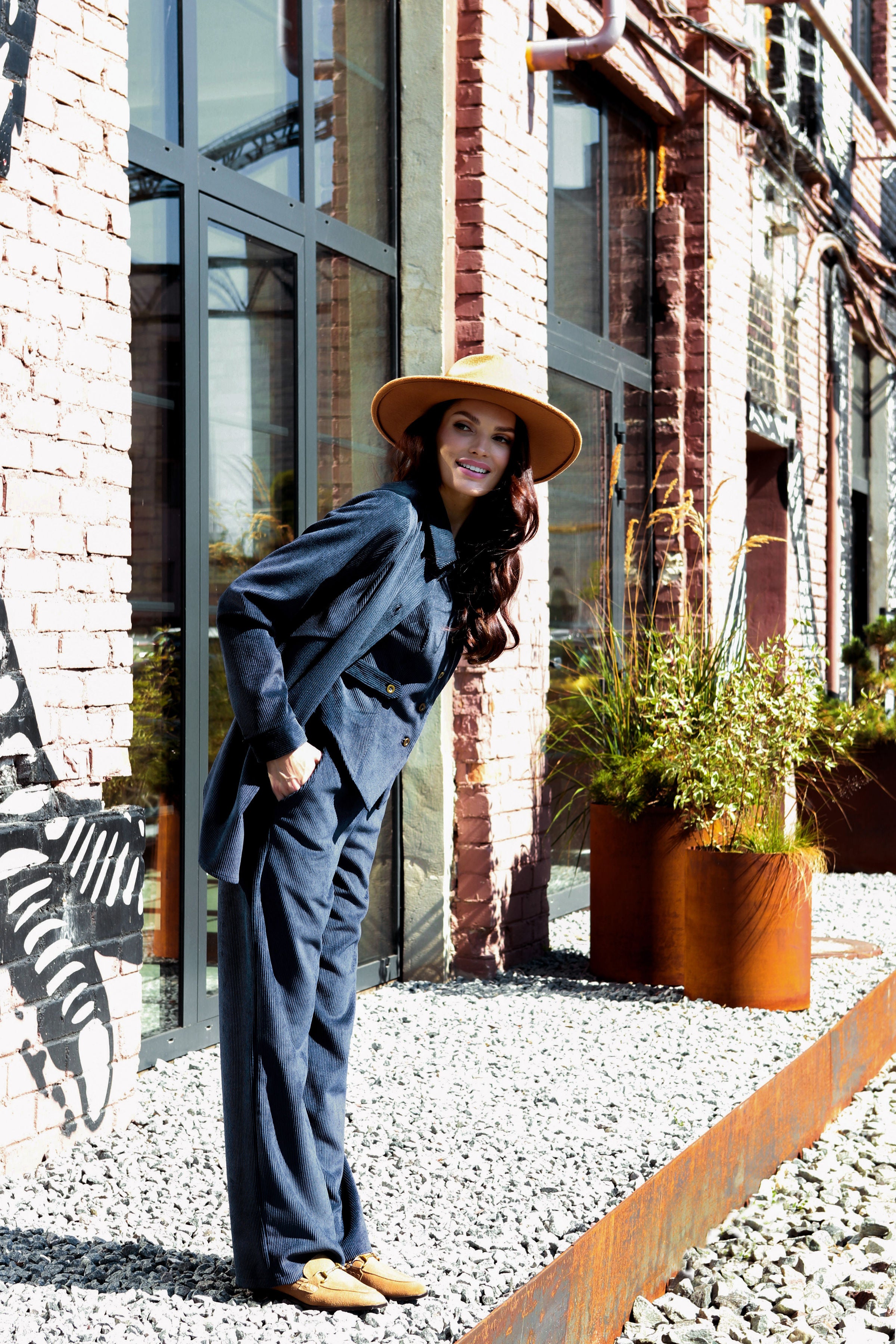 Lega samta korsete "Siena Navy Velvet"
