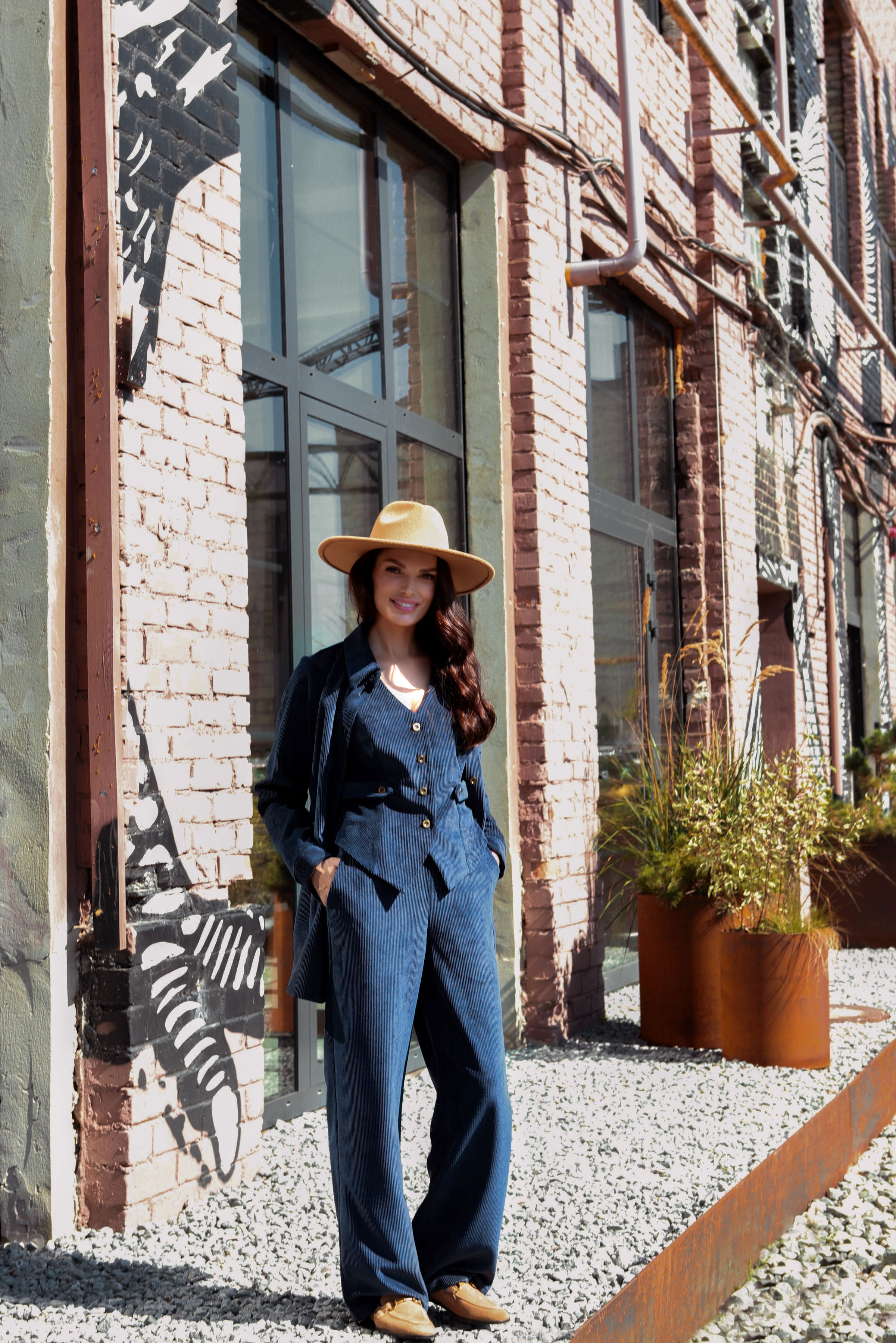 Lega samta korsete "Siena Navy Velvet"