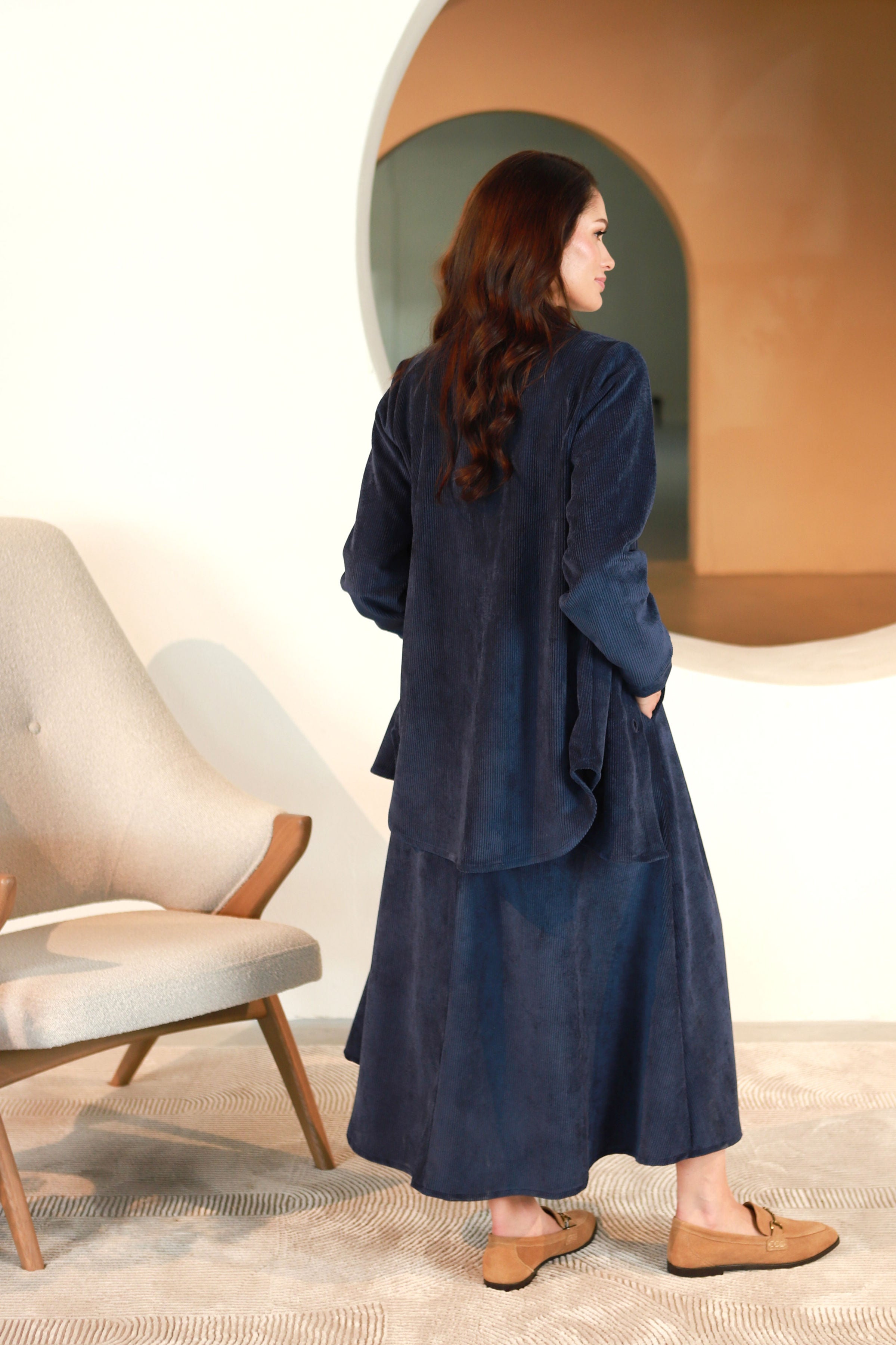 Lega samta jaka "Gerda Navy Velvet"