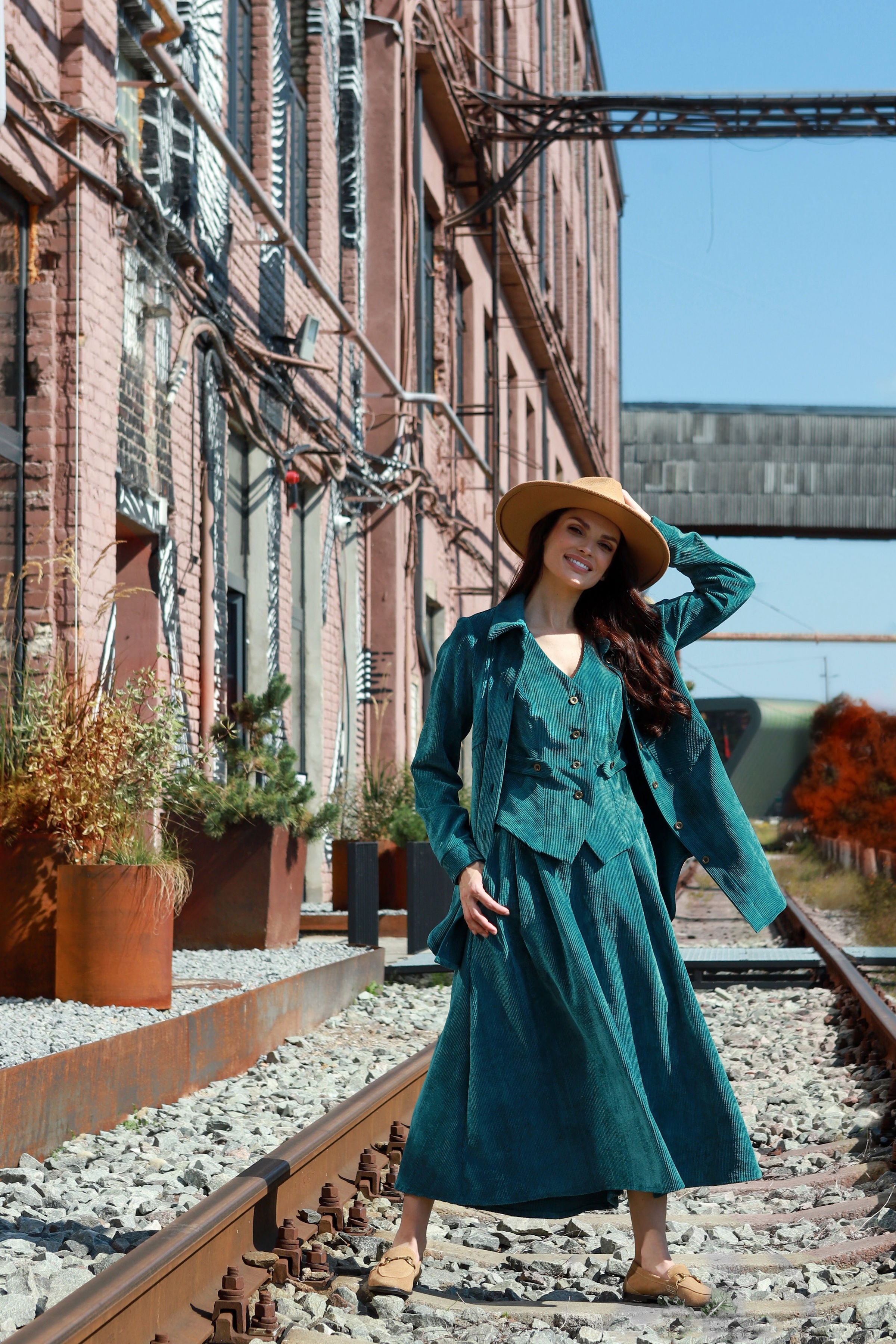 Lega samta korsete "Siena Turquoise Velvet"
