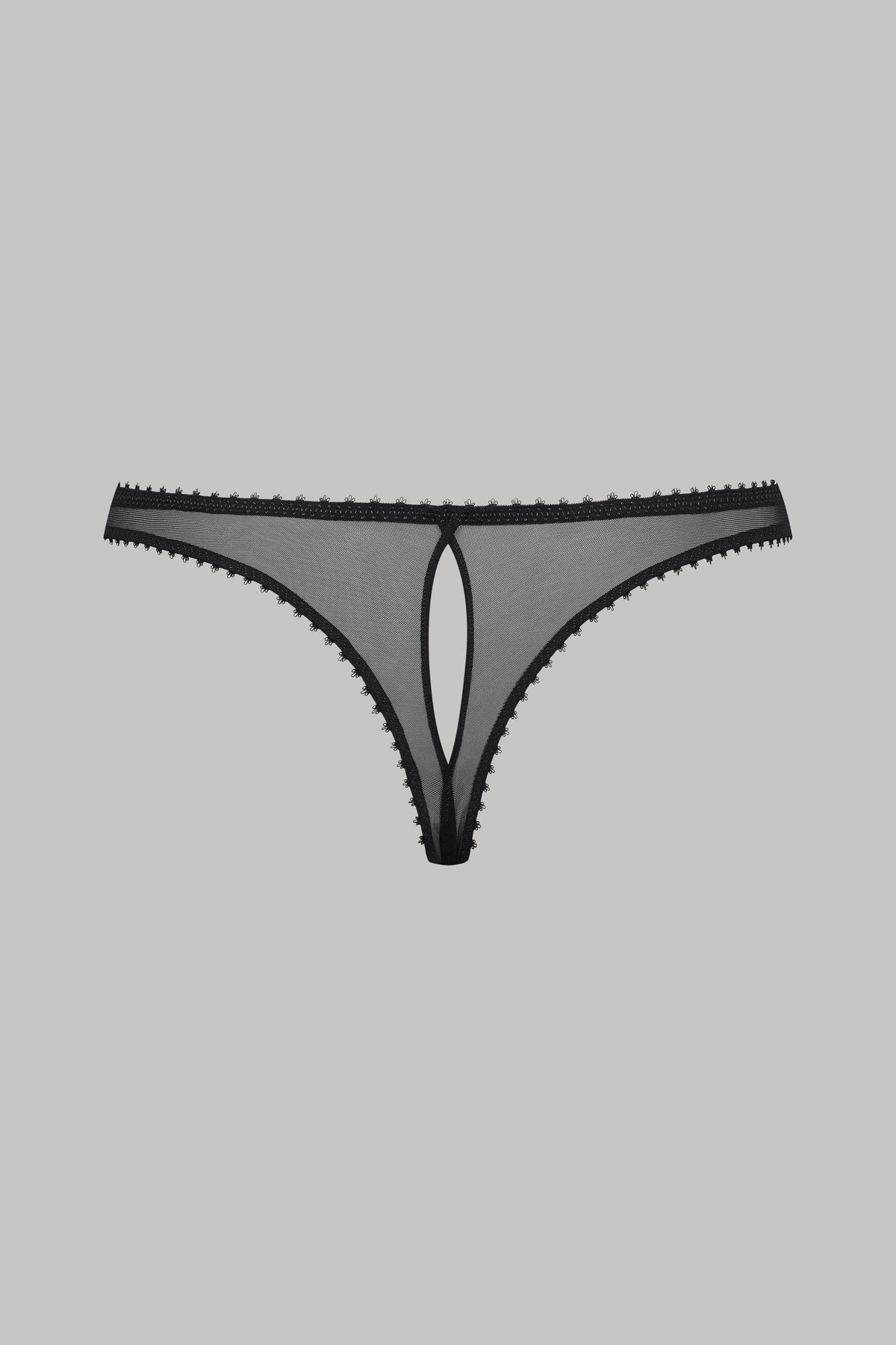 Maison Close стринги с кружевом "Accroche Coeur Black"