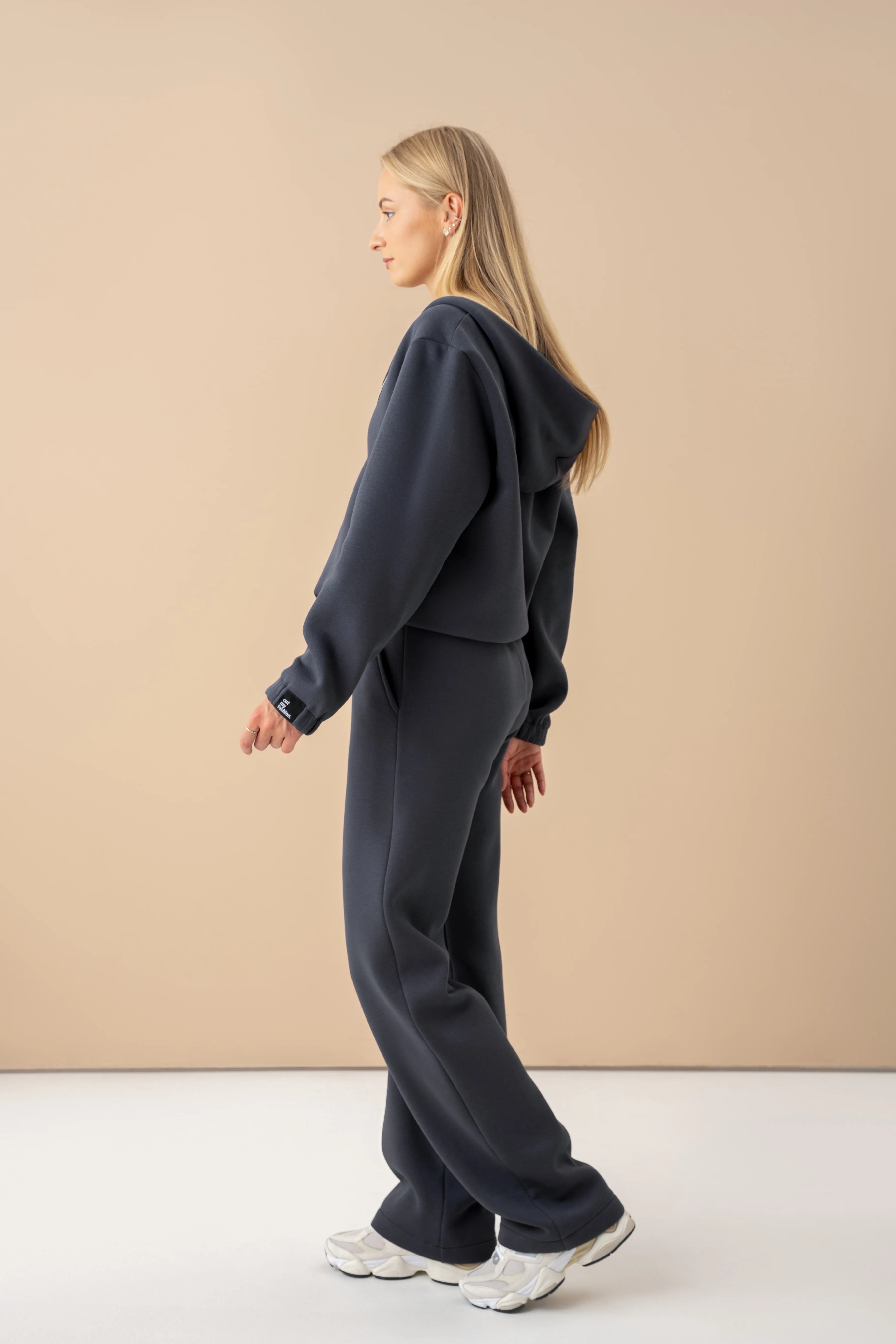 cutmyfashion Leisure Tracksuit Meida Dark Gray