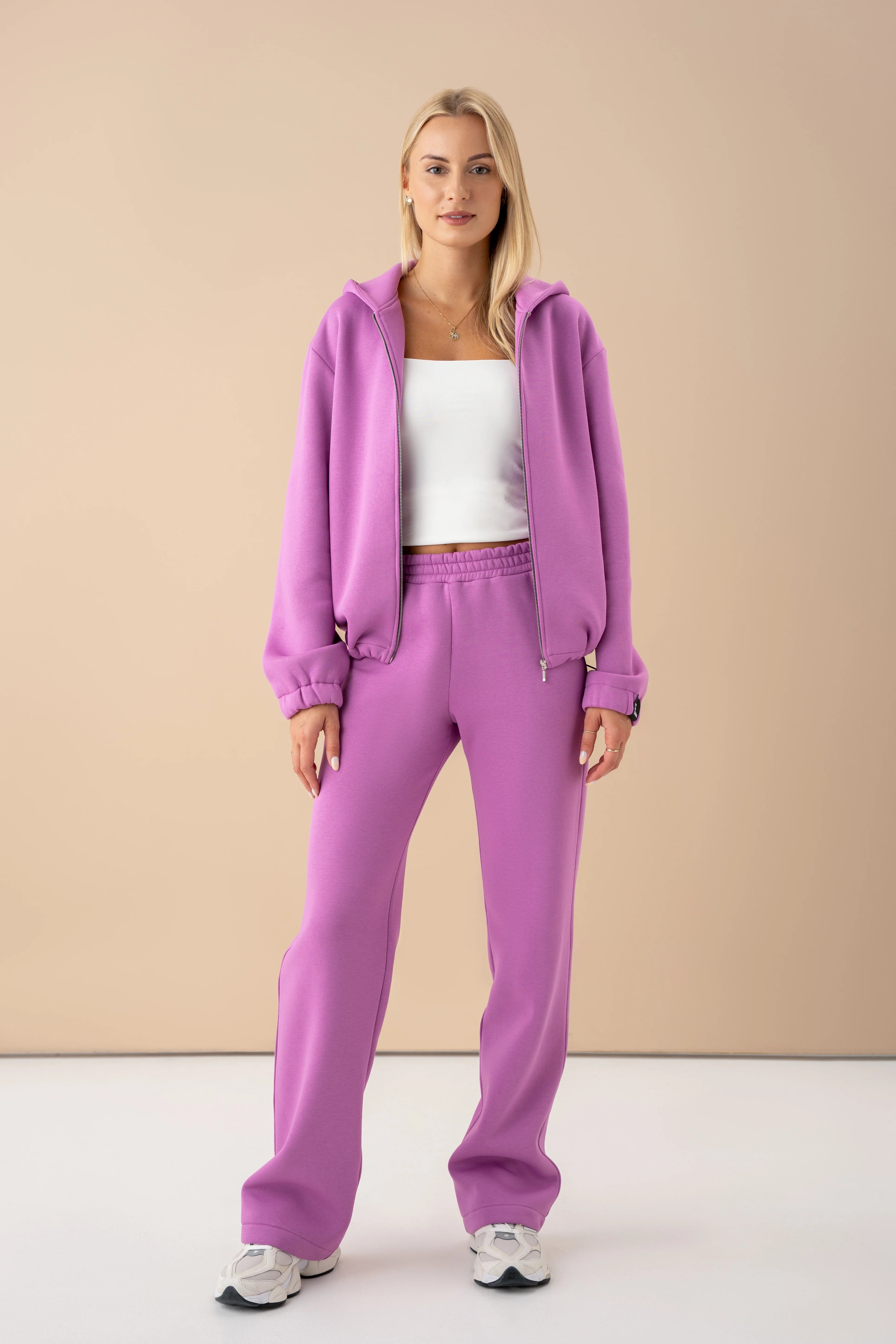 cutmyfashion Leisure Tracksuit Meida Orchid