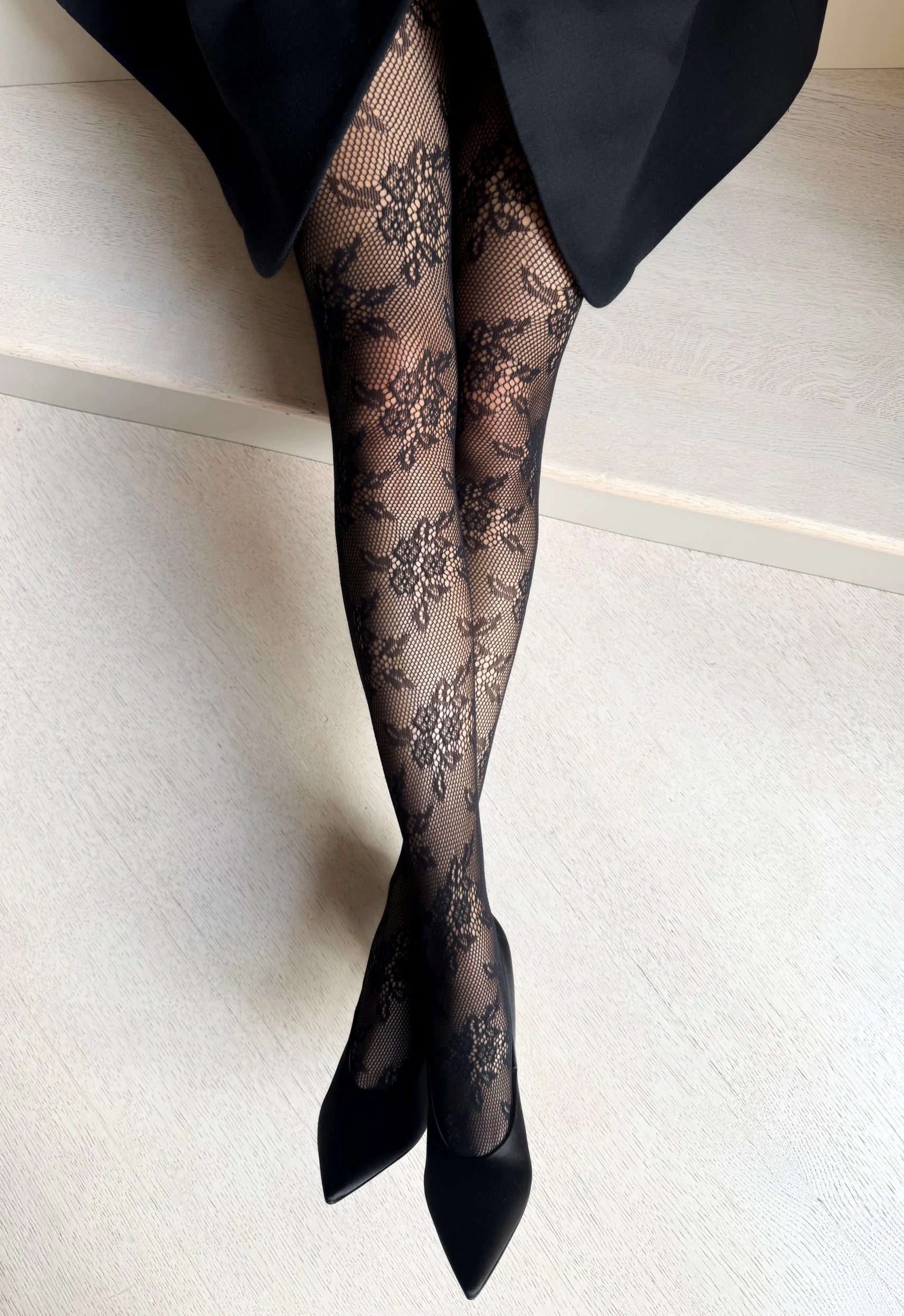 tinklinės raštuotos pėdkelnės