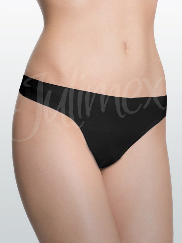 Julimex Laser Cut Thong Misa Black