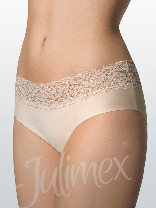 Julimex Laser Cut Hipster Panties Amera Nude