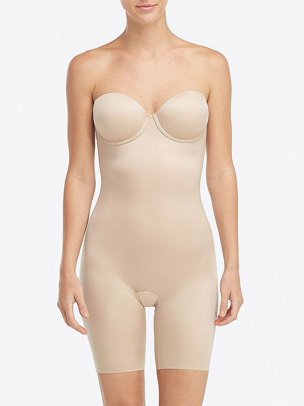 Spanx корректирующий костюм без бретелек 