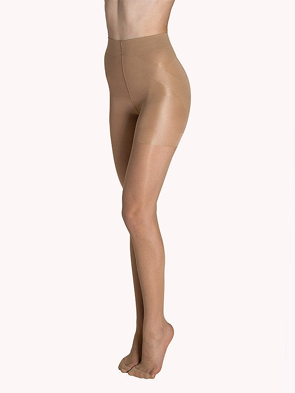 Lisca Semi-shine Compression Tights Shaper Push 25 Den Light Nude