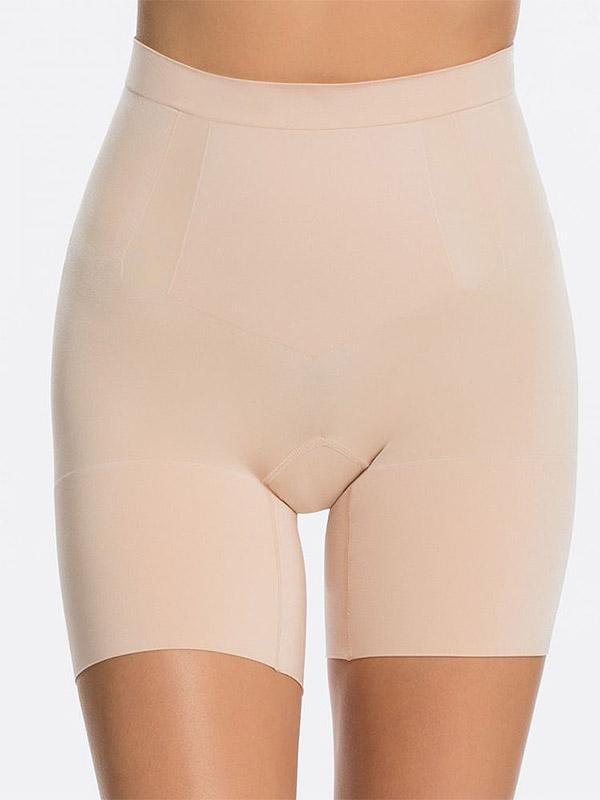 Spanx сильно формирующие шорты "OnCore Mid-Thigh Nude"