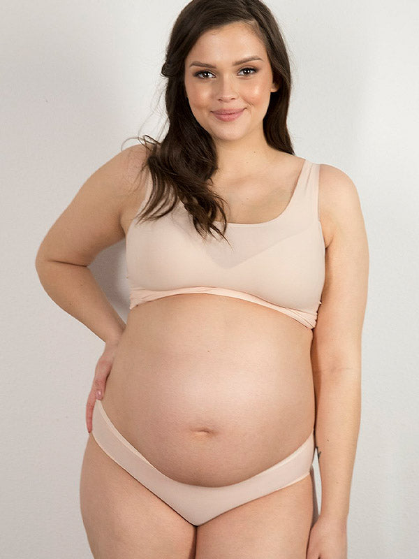 Julimex Stretchy Seamless Panty For Expecting Moms Flexi-One Nude