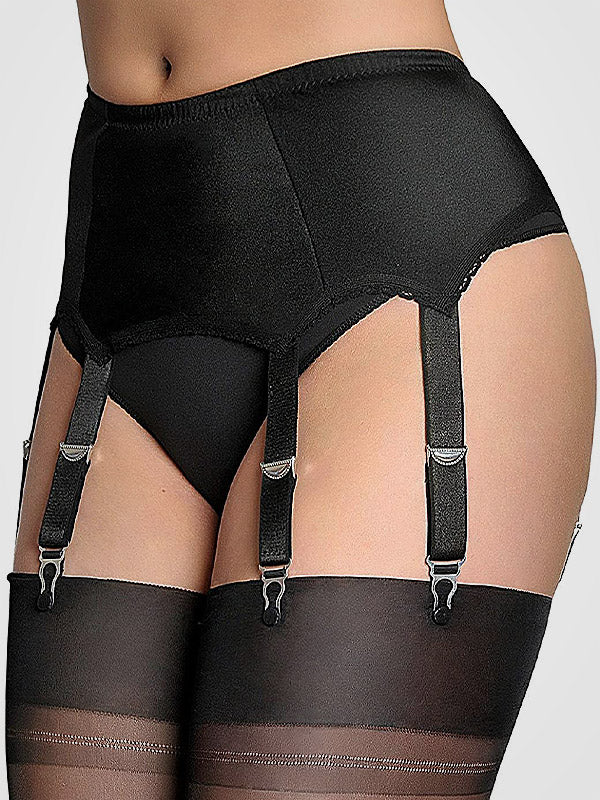 Nylon Dreams классический кружевной пояс с подвязками с 6 ремешками 