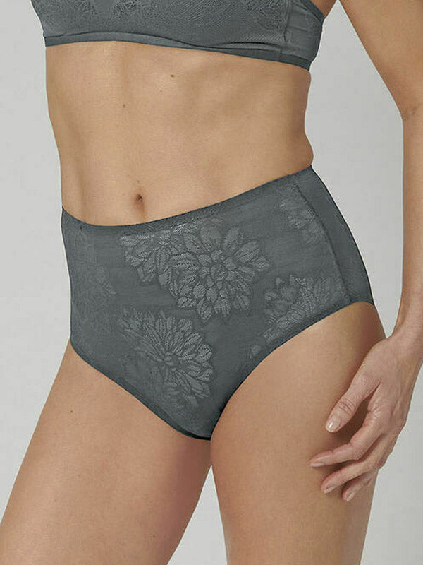 Triumph Lacey High-waisted Panties Fit Smart Maxi EX Nightfall