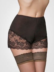 Nylon Dreams perregimos tiulio kelnaitės šortukai su nėriniais "Lace Cami Black"