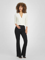 Spanx koreguojantys džinsai "Flare Black"