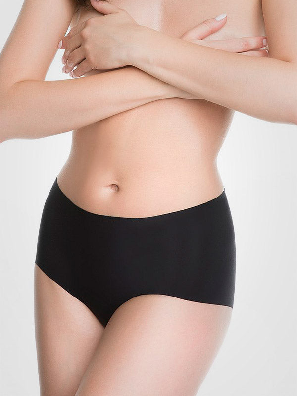 Julimex besiūlės lazeriu kirptos kelnaitės "Bliss Maxi Black"