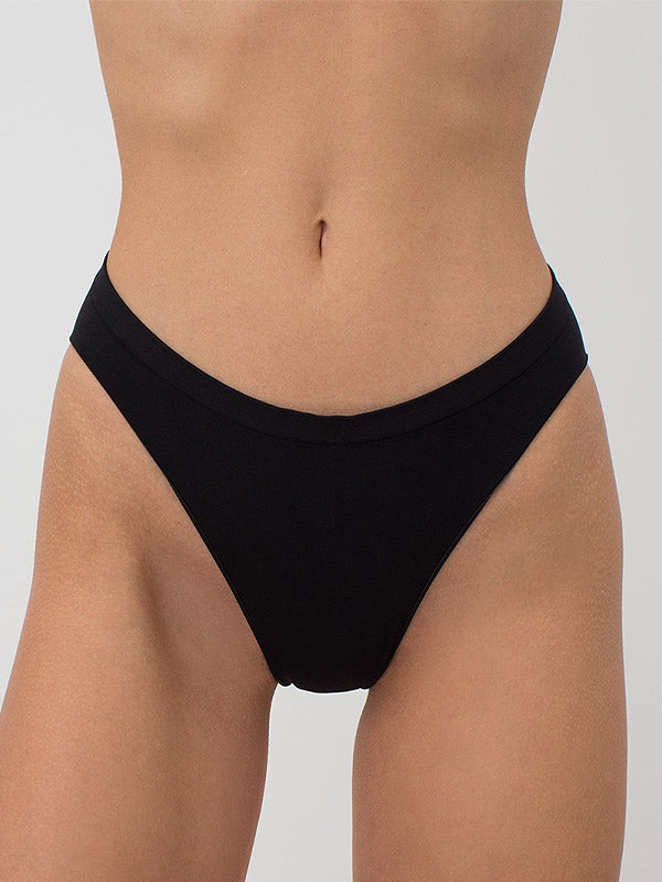 Giulia besiūlės klasikinės kelnaitės "Hi-leg Black"