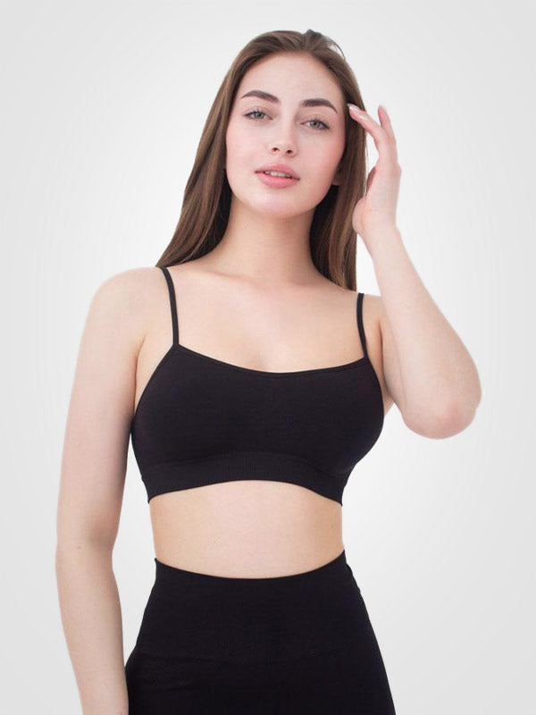 Giulia minkšta mikrofibros liemenėlė "Cami Black"