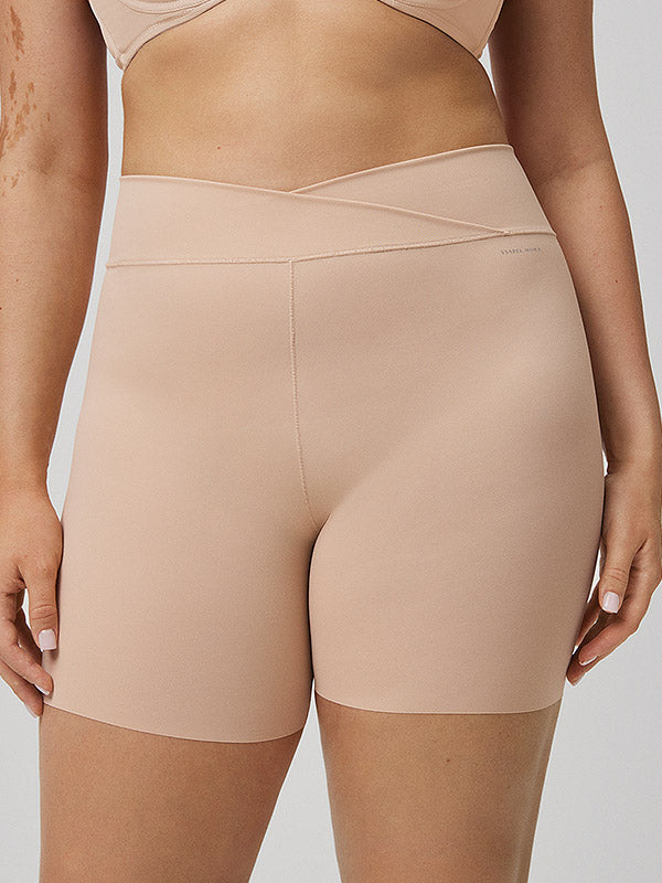 Ysabel Mora Smoothing High-waisted Shorts Priscila Nude