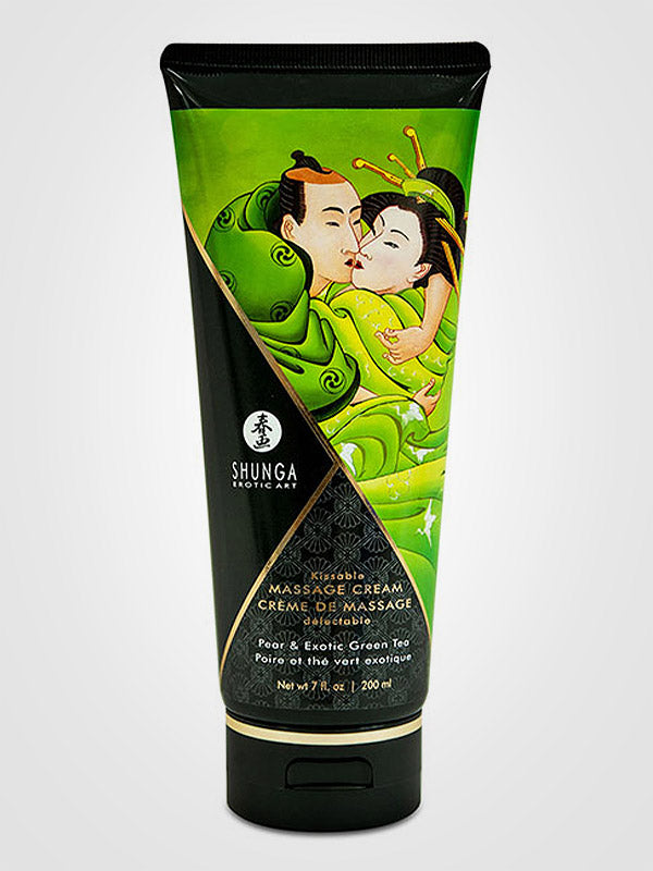 Shunga masažo kremas "Pleasure Pear & Exotic Green Tea"