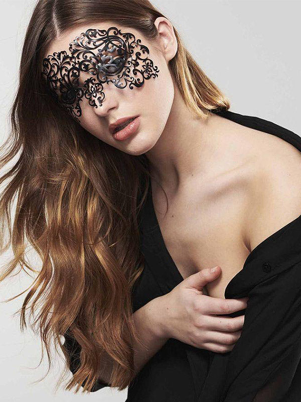 Bijoux Indiscrets seksuali veido kaukė "Dalila Black"
