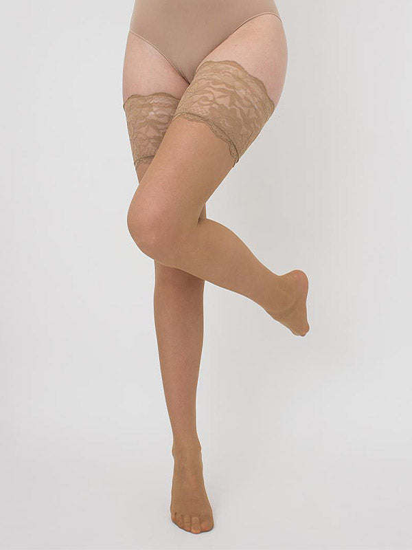 Giulia Hold-ups with Lace Band Passion 20 Den Daino
