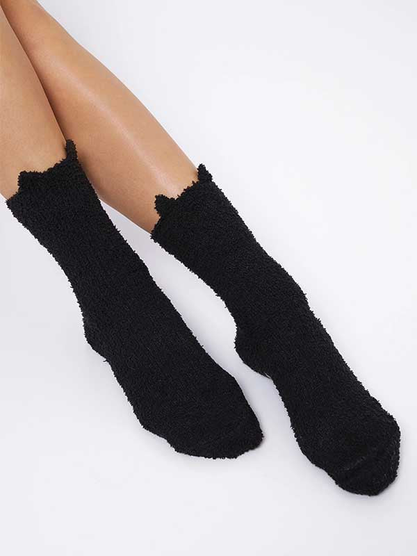 Aruelle Warm Socks with Ears Dionella Black