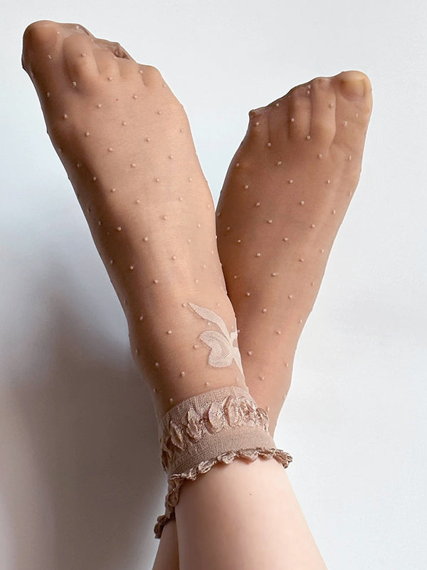 Veneziana Patterned Socks Alice Nude