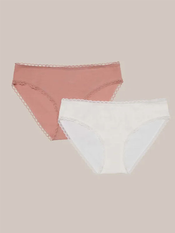 Esotiq Cotton Panties 2-pack Pixi Nude - Cream