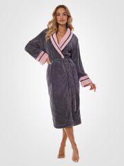 L&L ilgas chalatas "Madame Graphite - Pink"