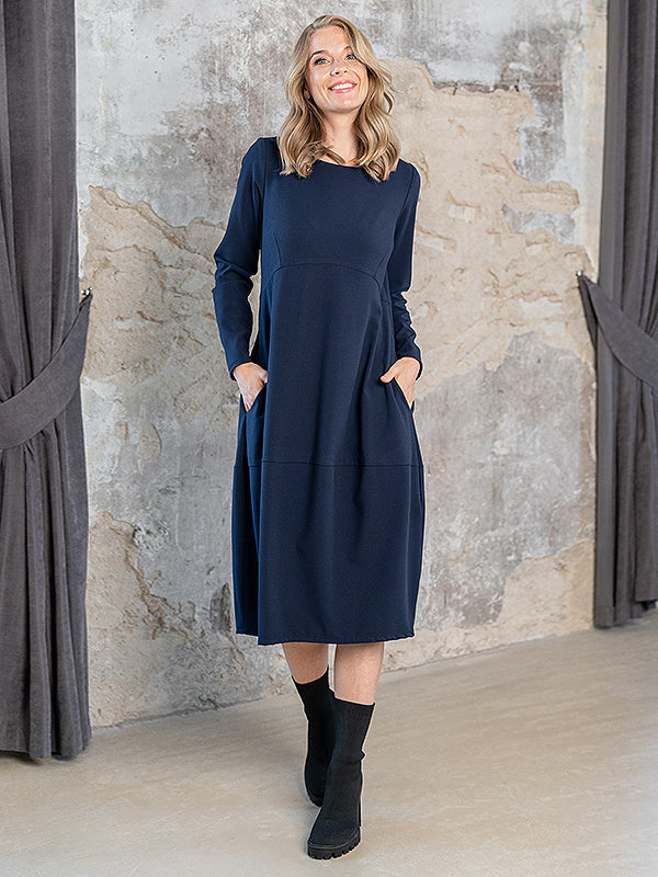 Lega Bell-Shaped Dress Alatea Navy