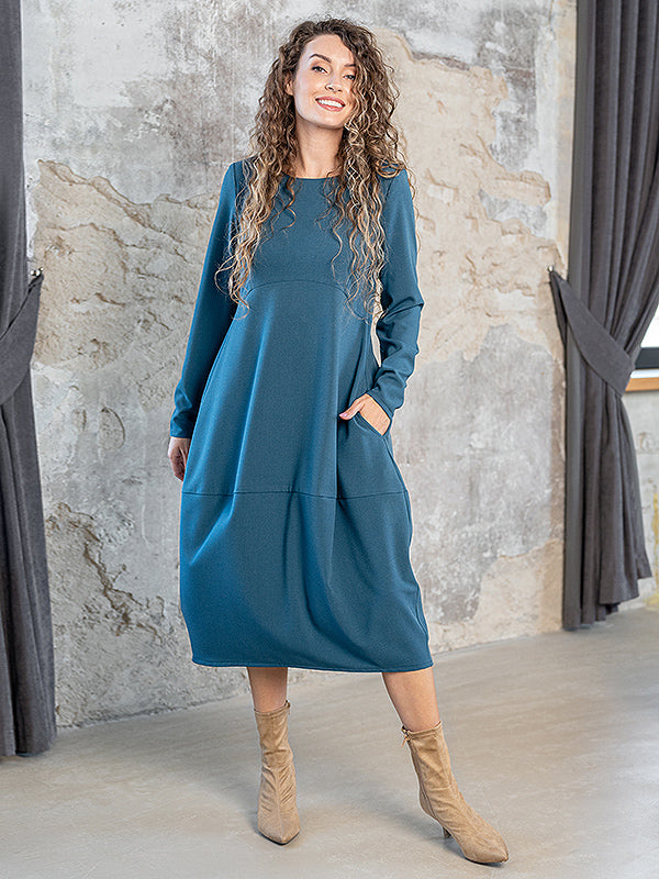 Lega Bell-Shaped Dress Alatea Turquoise