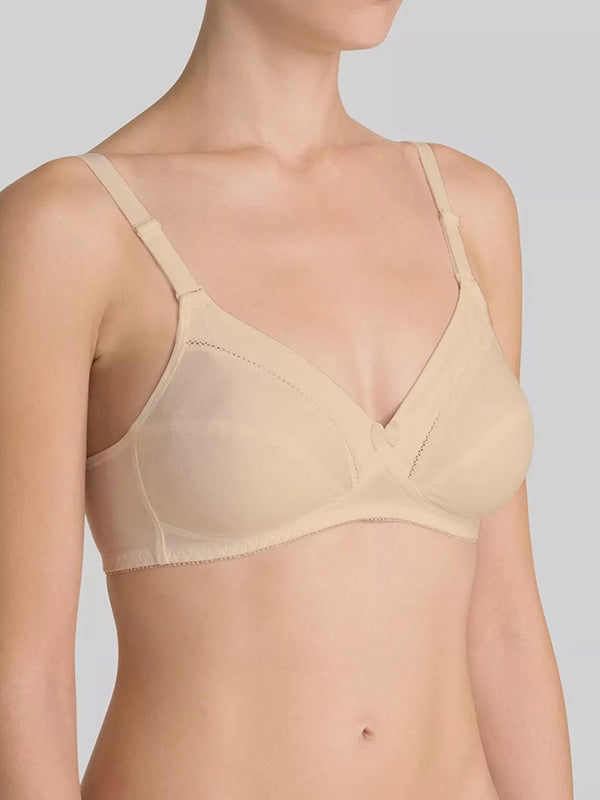 Triumph medvilninė liemenėlė be lankelių "Cotton Classic Stretch N Nude"