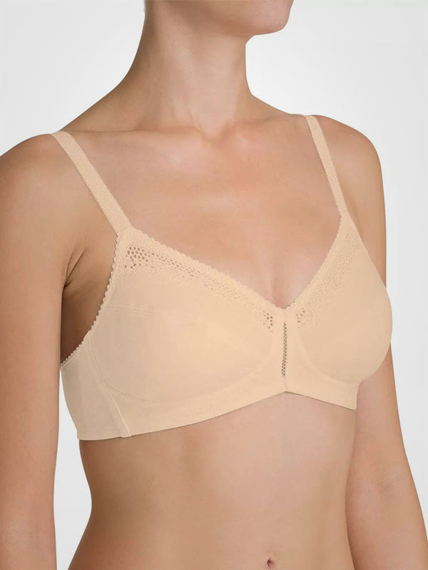 Triumph medvilninė liemenėlė be lankelių  "Cotton Beauty N Nude"