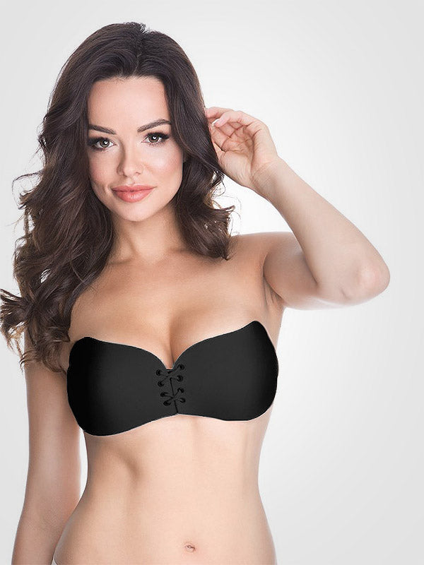 Julimex Silicone Self Adhesive Backless Bra Wow! Black