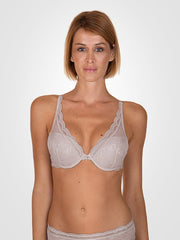 Lisca push up nėriniuota liemenėlė "Danielle Silver Ash"