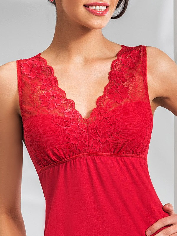Donna viskoziniai naktiniai "Kristina Red"