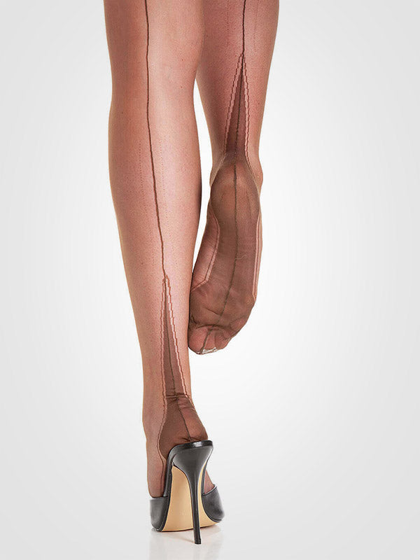 Gio prisegamos kojinės "Harmony Point Heel Chocolate"