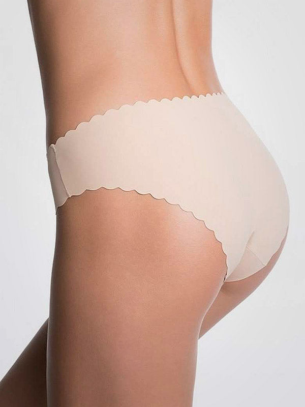 Julimex besiūlės lazeriu kirptos kelnaitės "Shellie Maxi Nude"