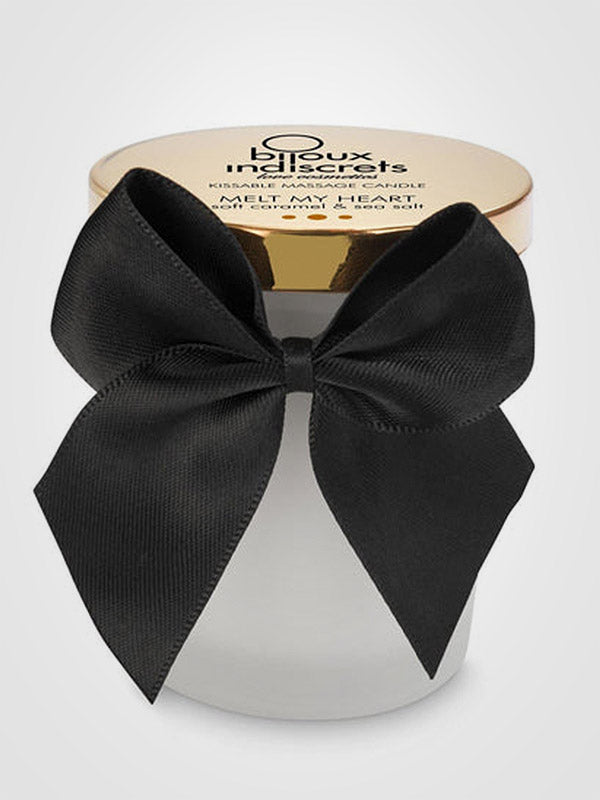 Bijoux Indiscrets masažo žvakė "Melt My Heart Soft Caramel & Sea Salt"