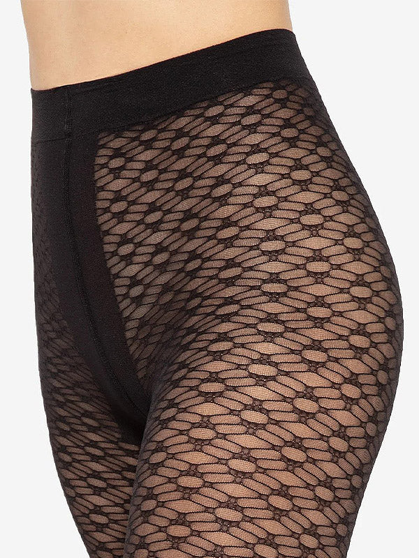Gatta raštuotos pėdkelnės "Arabesca 01 40 Den Black"