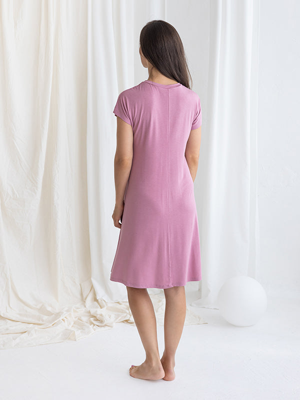 Lega ilgi viskoziniai naktiniai "Teresa Dusty Pink"