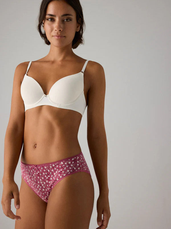 Ysabel Mora 2 medvilninių kelnaičių komplektas "Vanda Rose - Cream"